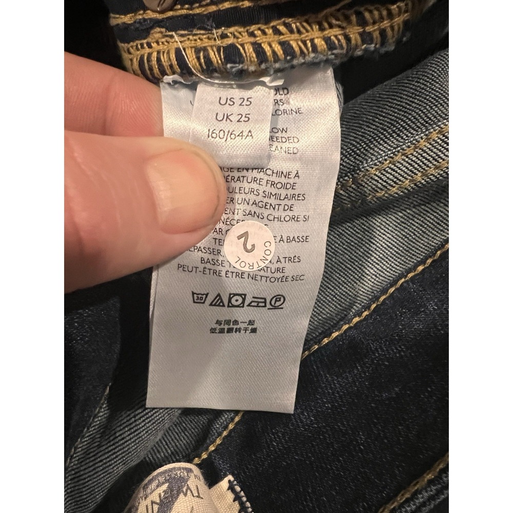 We‎ The Free People Women's Blue Jeans Size 25 Frayed Ankles NWT Msrp $ 78.00 - Picture 11 of 11
